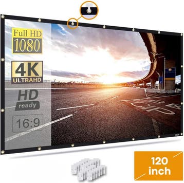 Vizual Projectiescherm - 120 inch (304cm) - 16:9 - Beamer, Verzenden, Zo goed als nieuw