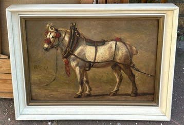 W.C Nakken (1835-1926) - Paard