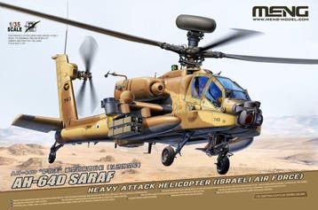 MENG-Model QS-005 AH-64D Saraf Heavy Attack Helicopter, Hobby en Vrije tijd, Modelbouw | Vliegtuigen en Helikopters, Verzenden
