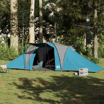 vidaXL Koepeltent 6-persoons waterdicht blauw, Verzenden, Nieuw