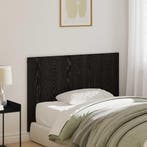 vidaXL Bed Hoofdbord Wandgemonteerd Zwart Eiken Bewerkt hout, Huis en Inrichting, Slaapkamer | Bedden, Verzenden, Nieuw