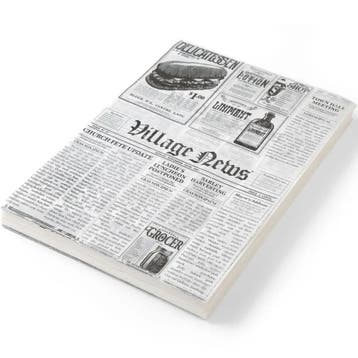 Vetvrij Papier | Krantenprint | 500 Stuks | 350x250mm HENDI, Verzenden