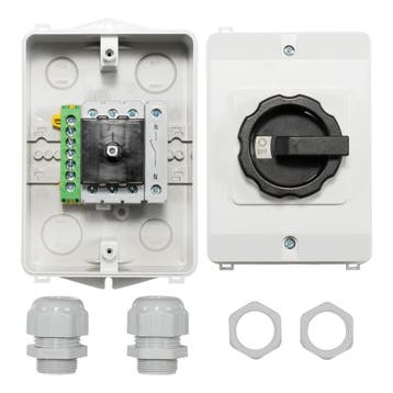 PV AC Werk Schakelaar 32A 4P IP65 Met Kooi Aansluiting -, Verzenden, Nieuw