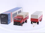 Schaal 1:50 Lion Car Nr.63 Daf 2800 Vrachtauto met aanhan..., Ophalen of Verzenden, Gebruikt