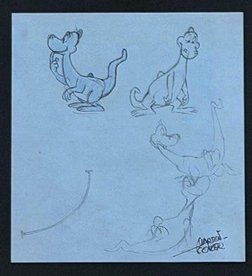 Toonder, Marten - 1 vel originele tekeningen - Tom Poes &, CD & DVD