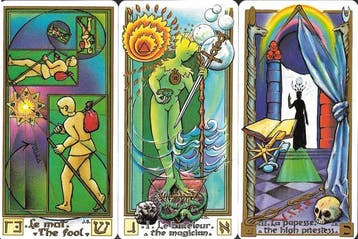 Cartes de tarot - Tarot Maconnique - Grimaud 1987 First