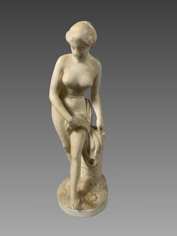 Sculpture, Diane au bain dapres Falconet (1716-1791) - 45, Antiek en Kunst