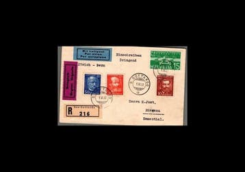 Zwitserland 1926/1939 - CH - luchtpost - interessante