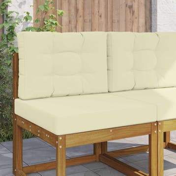 Coussin banc 60x60cm Creme - Retour client -38%, Verzenden, Nieuw