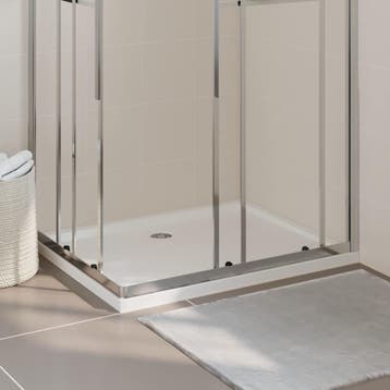 vidaXL Douchebak rechthoekig 80x100 cm ABS, Doe-het-zelf en Bouw, Verzenden, Nieuw
