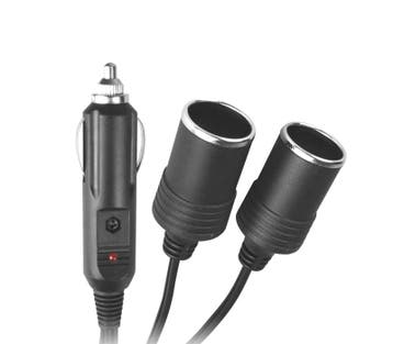 Adaptateur Briquet 12V Avec 2 Entrées Et Câble 28Cm, Verzenden