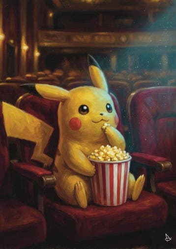ANDSAL - Lot of 2 Pikachu at Cinema Pop Corn & Mewtwo Japan, Nieuw