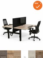 Duo bureau - slinger verstelbaar zit sta - maat en kleur bla, Werkplek, Ophalen of Verzenden, Gebruikt, Bureau