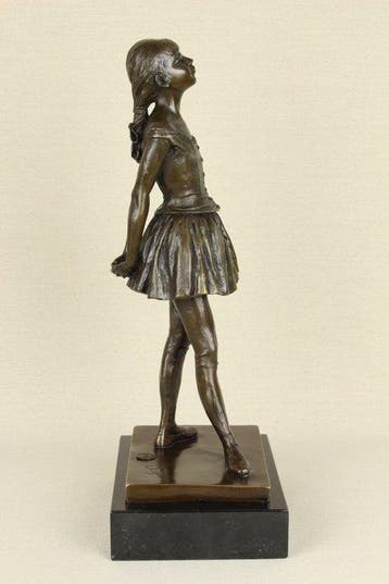 After Edgar Degas - Sculpture, Little Dancer - 6,5 kg - 39