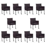 Set van 10 Leren eetkamerstoelen More - Toledo Merlin, Ophalen of Verzenden