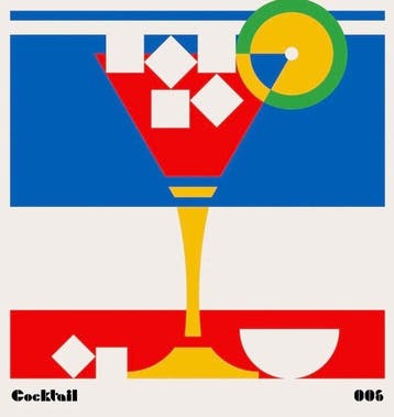 Retrodrome - “Cosmopolitan Bauhaus Cocktail”.