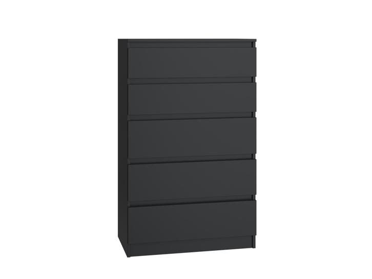 Ladekast zwart 5 lades (Slaapkamer), Huis en Inrichting, Kasten | Ladekasten, 5 laden of meer, 25 tot 50 cm, Nieuw, Overige houtsoorten