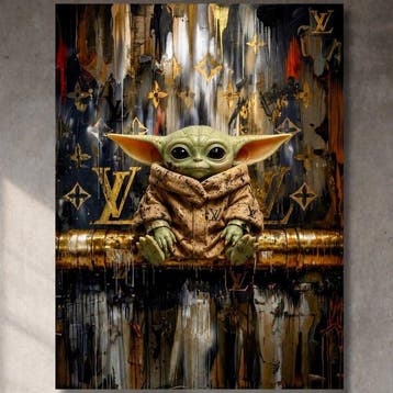 FRIDA (1982) - Pop Art Luxury XXL - BABY YODA in Louis, Nieuw