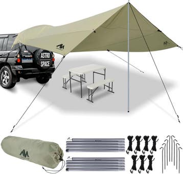 AYAMAYA Autotent Mocha | Retour Deal | 36% korting, weg =..., Verzenden, Nieuw