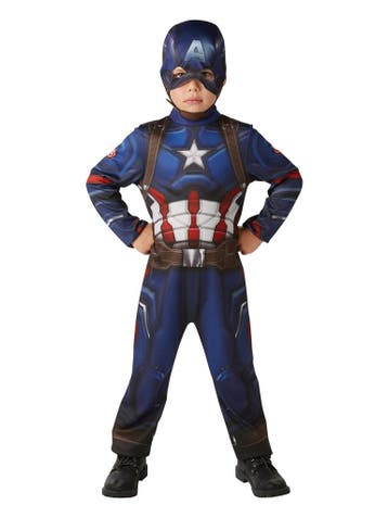 Captain America Pak Kind Classic, Kinderen en Baby's, Carnavalskleding en Verkleedspullen, Verzenden, Nieuw