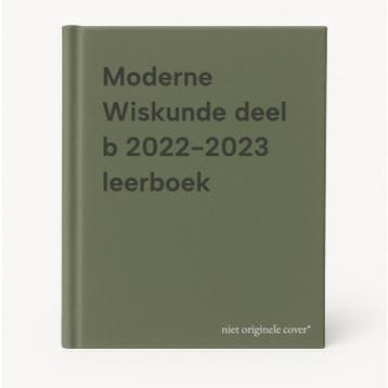 Moderne Wiskunde deel b 2022-2023 leerboek 9789001120320, Boeken, Verzenden, Zo goed als nieuw