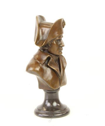 Beeld, Buste van Napoleon - 25 cm - Brons