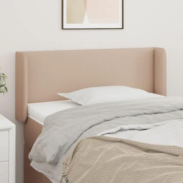 vidaXL Hoofdbord met randen 83x16x78/88 cm kunstleer, Verzenden