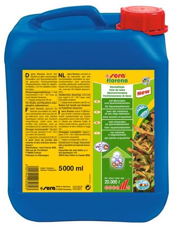 Sera Florena vloeibare aquariumplanten voeding 5000ml, Ophalen of Verzenden, Overige typen