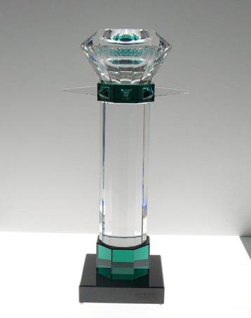 Swarovski - Kaarsenhouder - Kristal - Kandelaar Uranos