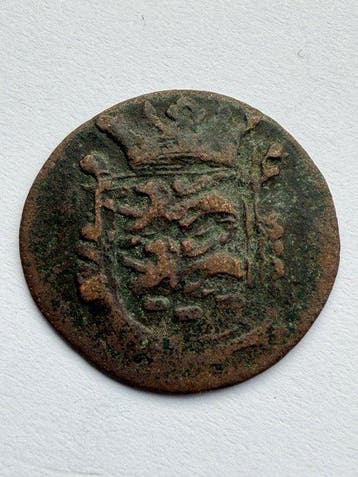 Nederland, Friesland Duit 1682 (Zonder minimumprijs), Postzegels en Munten