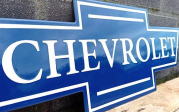 Chevrolet uitgesneden emaille, Verzamelen, Verzenden, Nieuw