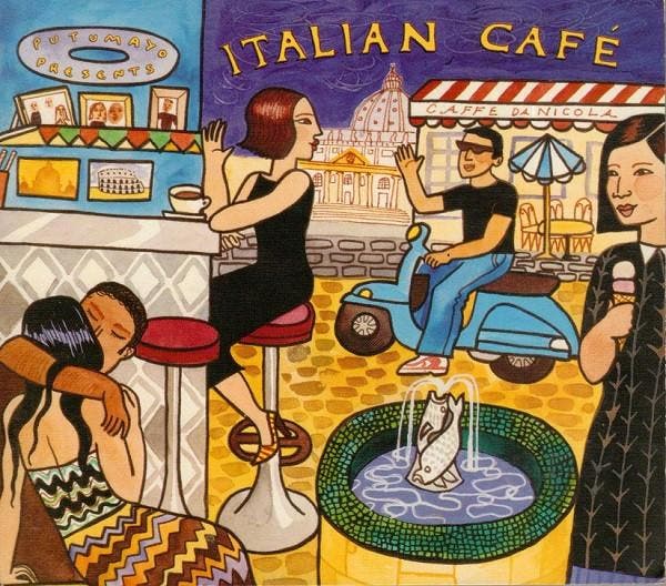 Various - Italian Cafe, Cd's en Dvd's, Cd's | Pop, Gebruikt, Verzenden