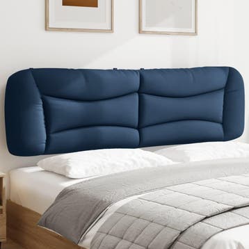 vidaXL Hoofdbordkussen Hvar 180 cm stof blauw, Huis en Inrichting, Verzenden, Nieuw