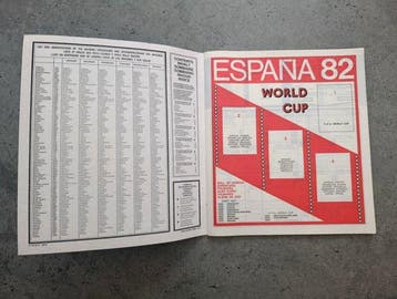 1982 Panini World Cup España 82 - 1 Empty Album - Presque, Collections
