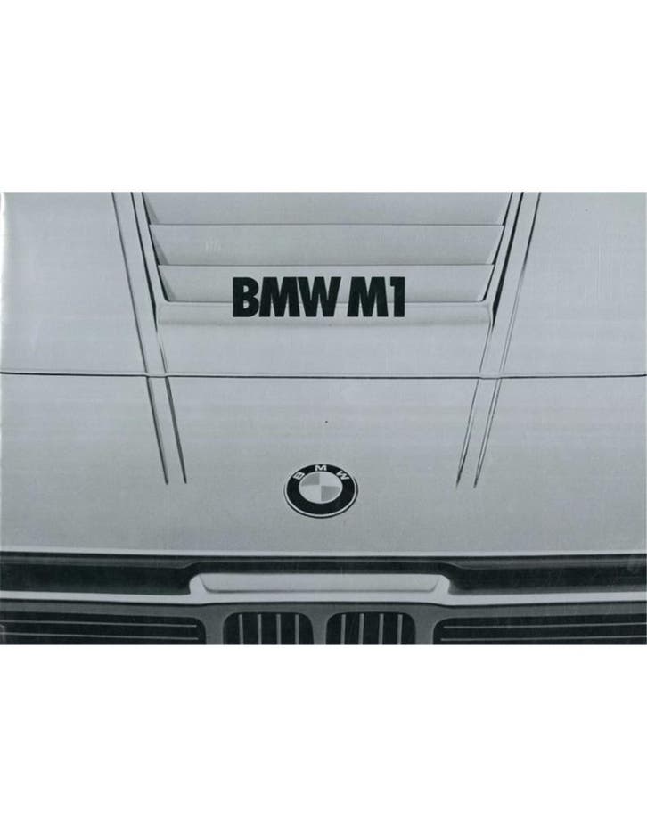 1978 BMW M1 BROCHURE DUITS, Livres, Autos | Brochures & Magazines