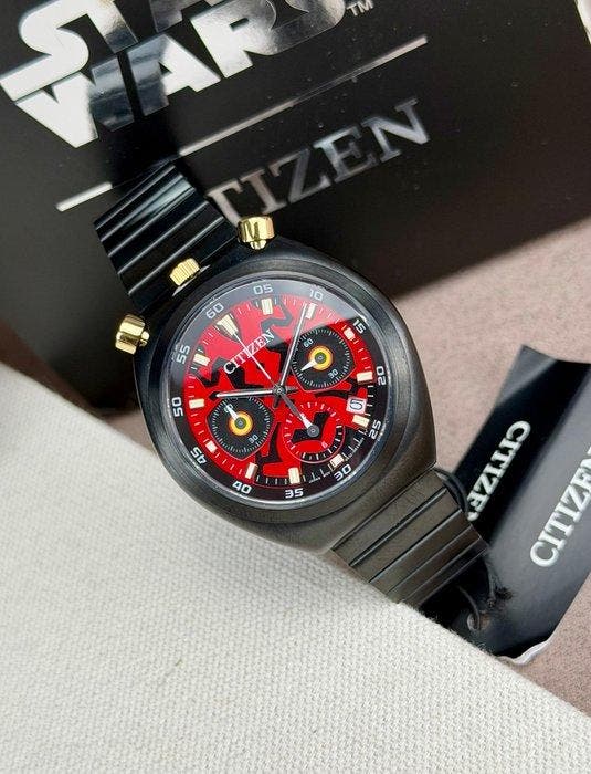 Citizen - Star Wars Darth Maul Bullhead Chronograph Date -, Handtassen en Accessoires, Horloges | Heren