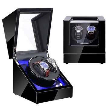 Watchwinder - Horloge doos - Horloge winder - Zwart - Olvy, Verzenden