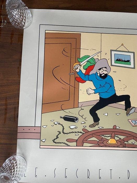 Tintin - Sérigraphie - le secret de la Licorne – archives, Livres, BD | Comics