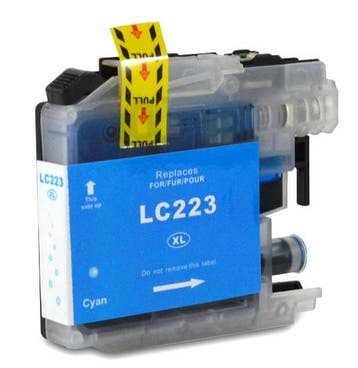 Huis-Merk  BROTHER LC-223 XL Cyaan 13ml + Chip 247Print, Verzenden
