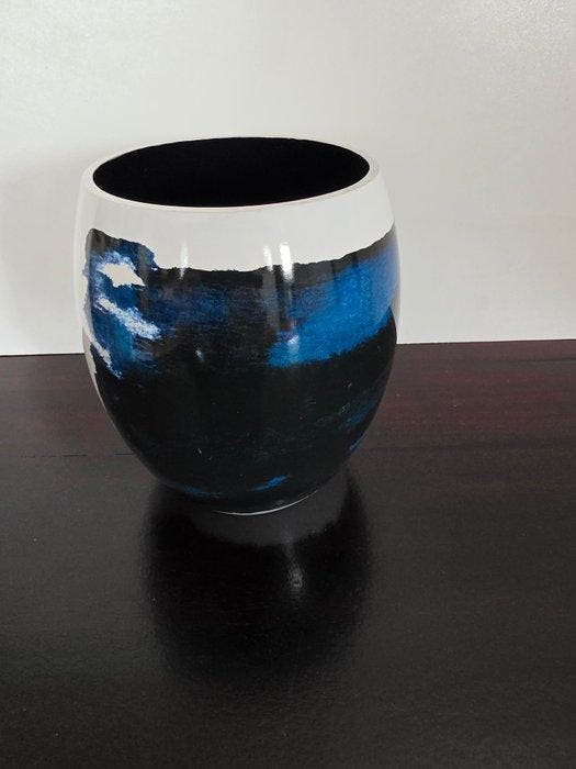 Stelton - Vaas (3) - Stockholm Aquatische-serie - Aluminium,, Antiek en Kunst, Kunst | Designobjecten