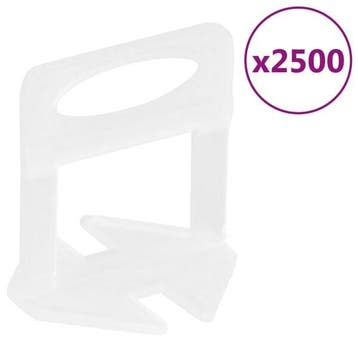 Nivelleerklemmen 2500st (2mm) - Voordelige voorraad voor..., Verzenden, Zo goed als nieuw