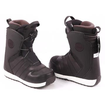 35 kinder snowboard schoenen SALOMON LAUNCH BOA JR, black/wh, Verzenden, Nieuw