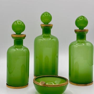 Attr. - Vincenzo Nason - Parfumfles (7) - Opaline glas -