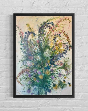 Serge Belloni (1925-2005) - Bouquet di fiori