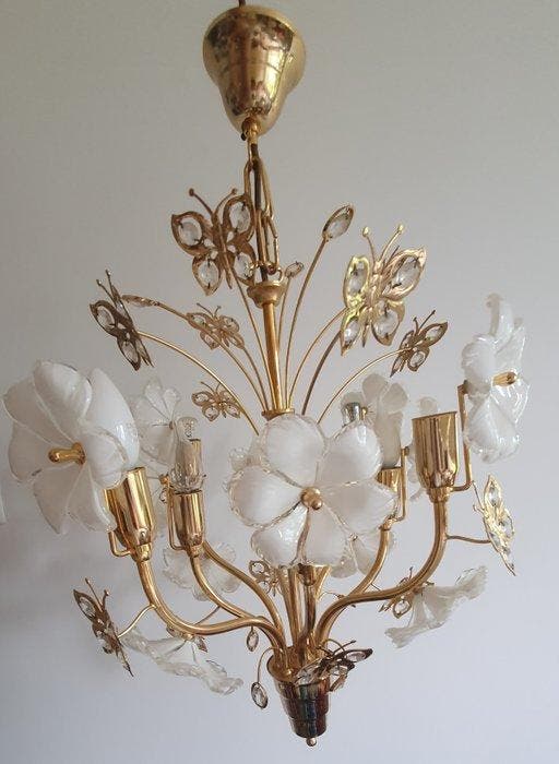 Lamp - Opaline glas, Antiek en Kunst, Curiosa en Brocante