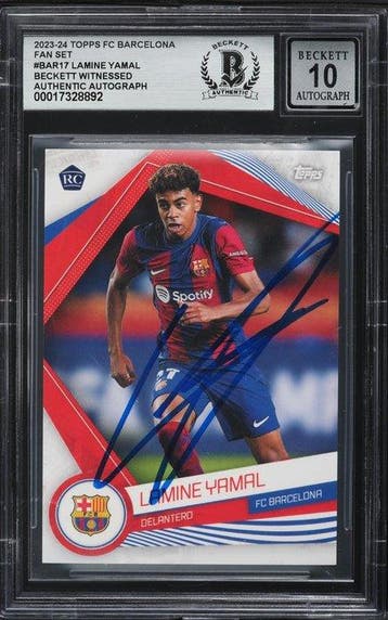 2023-24 Topps F.C.Barcelona Fan Set Lamine yamal #BAR17, Nieuw