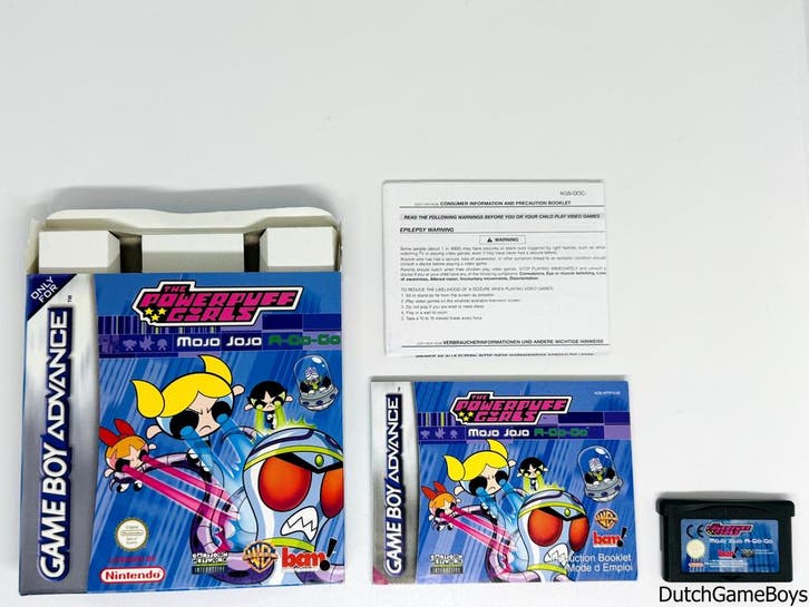 Gameboy Advance / GBA - The Powerpuff Girls - Mojo Jojo - A-, Games en Spelcomputers, Games | Nintendo Game Boy, Gebruikt, Verzenden