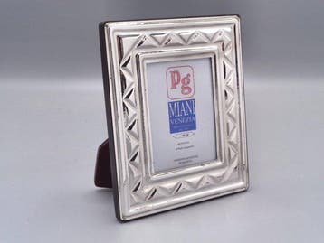 PG-Miani Argenteria - Fotolijst - .925 zilver - Driehoeken