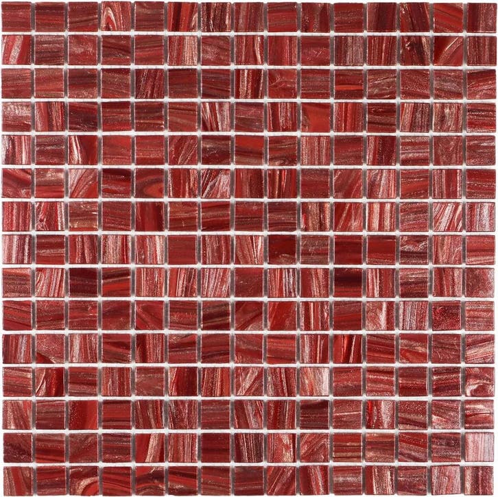 Wand & Vloer Mozaïek Tegels Factory Glas Rood - Matje 32,.., Doe-het-zelf en Bouw, Tegels, 20 tot 40 cm, 20 tot 40 cm, 10 m² of meer