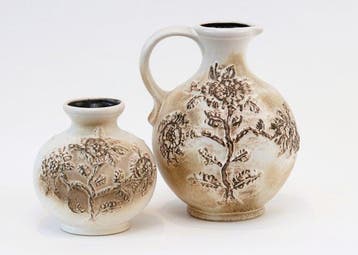 Dümler & Breiden en Ü Keramik, West Germany - Vaas (4) -, Antiek en Kunst